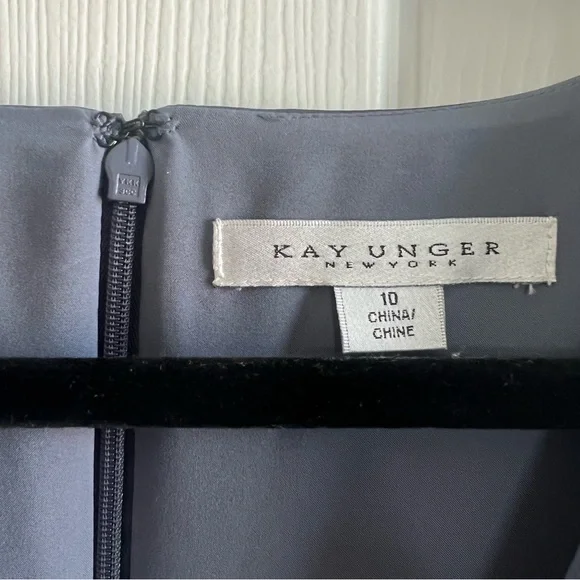 KAY UNGER Helena Hi-Lo Charmeuse Midi Dress - NEW WITH TAG - Picture 10 of 10